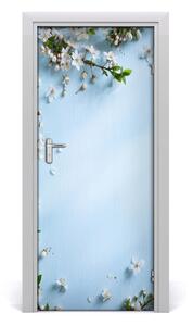 Fototapeta samolepící Květiny višně 75x205 cm