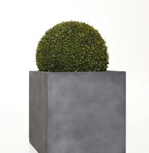 Květináč BLOCK 50x50, sklolaminát, 50x50x50, beton design, antracit