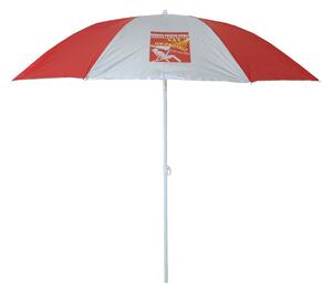 Derby OMBRALAN, plážový naklápěcí slunečník, 240 cm, červená