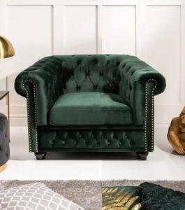 Chesterfield Oxford: Křeslo 1M dark green forest