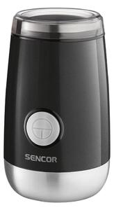 Sencor - Elektrický mlýnek na zrnkovou kávu 60 g 150W/230V černá/chrom FT0136