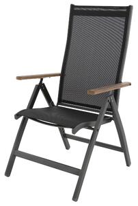Doppler EXPERT WOOD Plus, hliníkové polohovací zahradní křeslo
