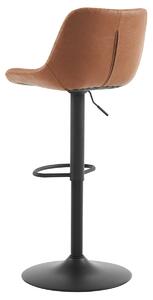 Židle barová hnědá ekokůže AUB-714 BR