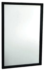 Černé dubové nástěnné zrcadlo Rowico Featti M, 90 cm