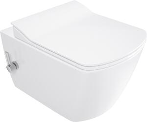Deante Blur, záchodová WC mísa s funkcí bidetu 525x372x349 mm, bílá lesklá, DEA-CDZ_6WPW