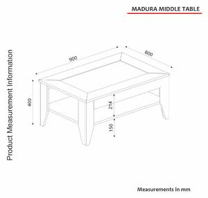 Konferenční stolek Malorka (Dub). 1073328