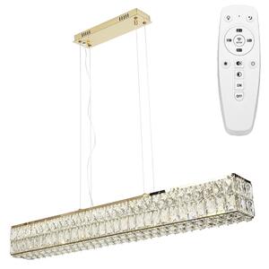 Toolight Toolight, LED křišťálové stropní svítidlo APP1566-CP, zlatá, OSW-06403