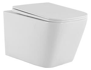 BPS-koupelny Závěsná WC mísa se SoftClose sedátkem HYD-4190, bílá