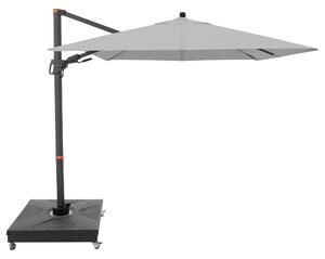 Doppler myZone, výkyvný zahradní slunečník s boční tyčí, 210x210 cm, světle šedá