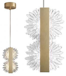 Toolight Toolight, LED závěsné stropní, 6W, 500lm, G148-2CP, zlatá matná, OSW-04704