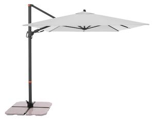 Doppler myZone, výkyvný zahradní slunečník s boční tyčí, 320x240 cm, světle šedá