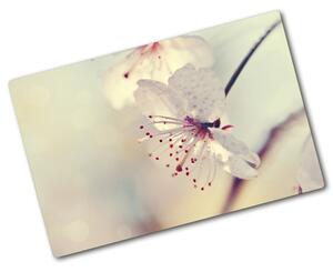 Deska na krájení skleněná Květ višně pl-ko-80x52-f-102906126