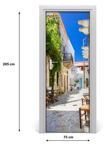 Fototapeta samolepící dveře Ostrov Naxos Řecko 75x205 cm
