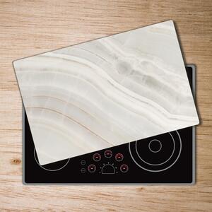 Kuchyňská deska skleněná Mramorová textura pl-ko-80x52-f-103232297