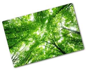 Deska na krájení skleněná Zelený les pl-ko-80x52-f-103615746