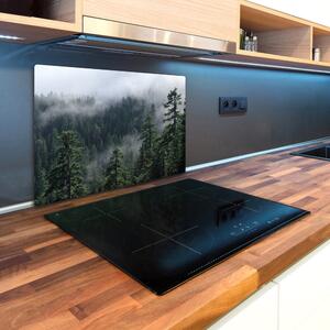 Kuchyňská deska velká skleněná Lesní mlha pl-ko-80x52-f-103817714