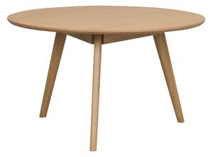 Přírodní dubový konferenční stolek Rowico Muya, 90 cm