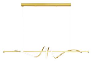 Toolight Toolight, LED závěsné osvětlení 120cm, 50W, 3000K, LHJ024-CP, zlatá lesklá, OSW-60015