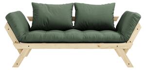 Zelená Variabilní pohovka Bebop Clear lacquered/Olive 80 × 174 × 80 cm KARUP DESIGN