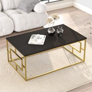 ASIR Konferenční stolek VG12 černý zlatý