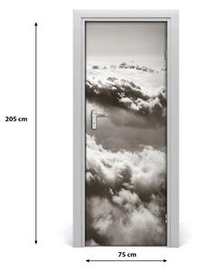 Fototapeta na dveře let nad mraky 75x205 cm