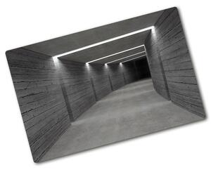 Kuchyňská deska skleněná Betonový tunel architektura pl-ko-80x52-f-10670062
