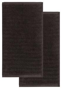 Livarno home Froté ručník pro hosty, 50 x 100 cm, 500 g/m2, 2 kusy (šedá) (100380130001)