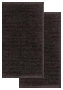 Livarno home Froté ručník pro hosty, 50 x 100 cm, 500 g/m2, 2 kusy (šedá) (100380130001)