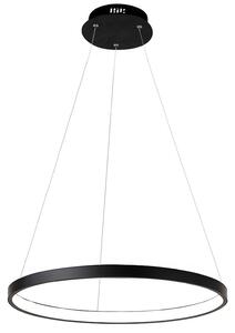 Toolight Závěsné LED osvětlení Modern Circle D99 LHJ012-CP 80cm černé