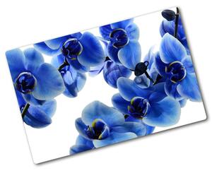 Deska na krájení skleněná Modrá orchidej pl-ko-80x52-f-108719239