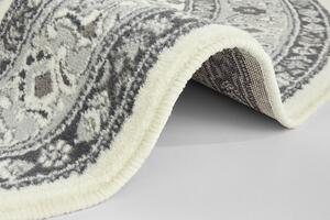 Kruhový koberec Mirkan 104107 Cream/Grey 160x160 cm