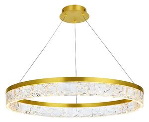 Toolight Toolight, LED závěsné osvětlení 80cm, 50W, 3000K, LHJ047-CP, zlatá lesklá, OSW-50022