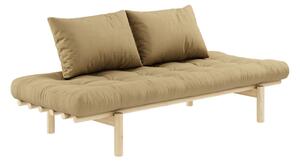 Béžová Pohovka Pace Daybed Clear lacquered/Wheat 77 × 200 × 75 cm KARUP DESIGN