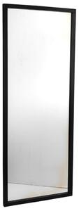 Černé dubové nástěnné zrcadlo ROWICO CONFETTI 60 x 150 cm