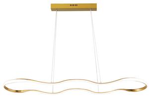 Toolight Toolight, LED stropní osvětlení 100cm, 24W, 3000K, LHJ028-CP, zlatá, OSW-60018