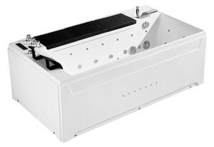 BPS-koupelny Hydromasážní vana HYD-NIA911 180x100 s ohřevem vody