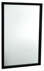 Černé dubové nástěnné zrcadlo ROWICO CONFETTI 60 x 90 cm