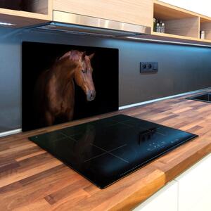 Kuchyňská deska skleněná Hnědý kůň pl-ko-80x52-f-114030424