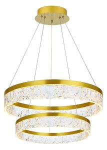 Toolight Toolight, LED závěsné osvětlení 60cm, 60W, 3000K, LHJ049-CP2, zlatá, OSW-60028