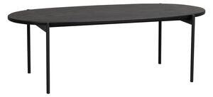 Černý dubový konferenční stolek Rowico Kirun, 120 cm