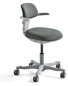 AJ Produkty Kancelářská židle NEWBURY, bílá/zelená