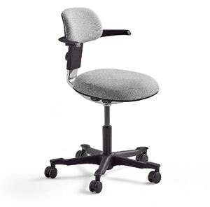 AJ Produkty Kancelářská židle NEWBURY, černá/šedá