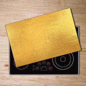 Kuchyňská deska velká skleněná Zlatá folie pozadí pl-ko-80x52-f-123223557