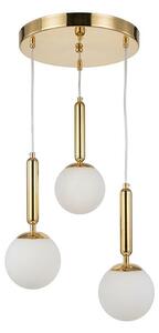 Toolight Rea, ZÁVĚSNÁ STROPNÍ LAMPA G179-3CP GOLD, OSW-07823