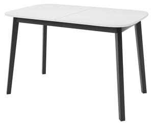 Rozkládací jídelní stůl Grazpen S 130x80, Barva dřeva: bíla + černá Mirjan24 5903211289828