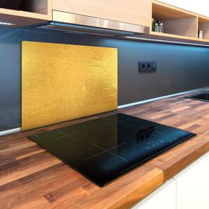 Kuchyňská deska velká skleněná Zlatá folie pozadí pl-ko-80x52-f-123223557