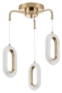 Toolight Rea, ZÁVĚSNÉ STROPNÍ LED SVÍTIDLO G173-3CP GOLD, OSW-07817