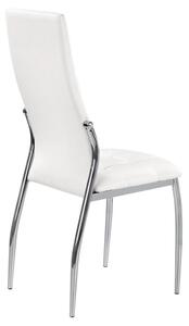 Sada 4 čalouněných židlí K209, Potah: PU ekokůže U-10 (popelavě šedá) Mirjan24 5903211294600