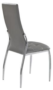 Sada 4 čalouněných židlí K209, Potah: PU ekokůže U-10 (popelavě šedá) Mirjan24 5903211294600