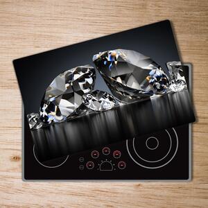 Kuchyňská deska velká skleněná Diamanty pl-ko-80x52-f-127034858